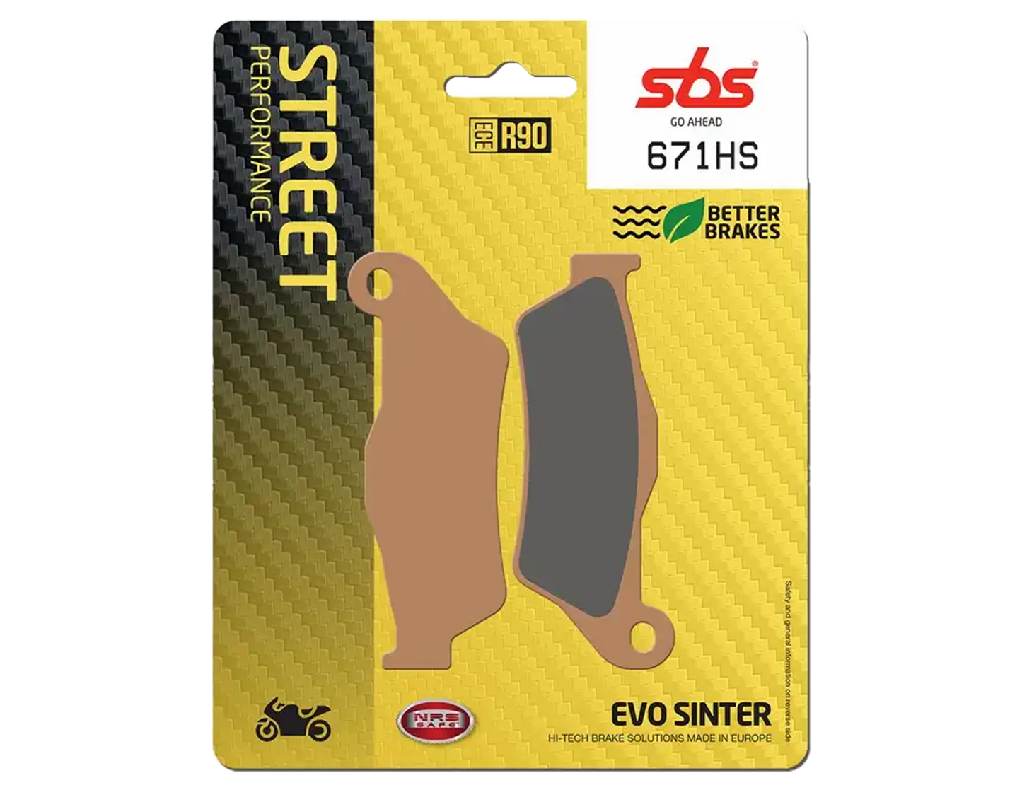 SBS Pastillas de Frenos 671HS