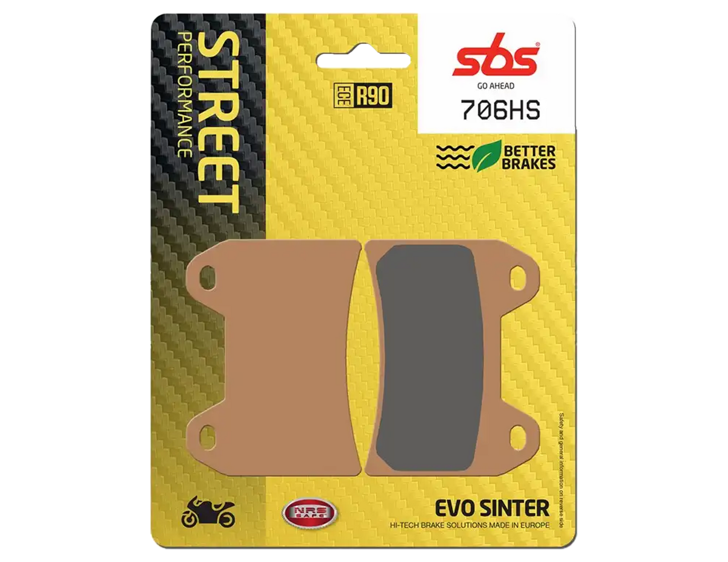 Pastilla de frenos SBS Brakes 706HS