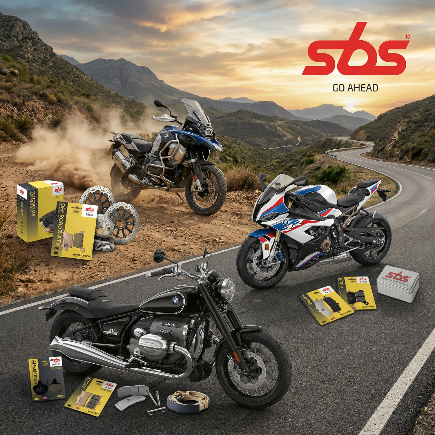 Pastillas de Freno SBS para Motos BMW | Calidad Danesa para Motorrad