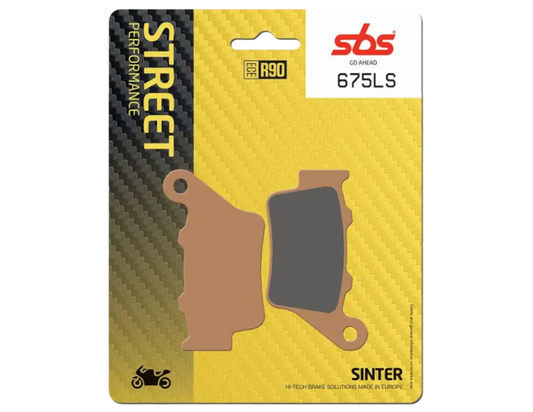 SBS 675LS Pastillas de Freno Traseras para Moto de Calle