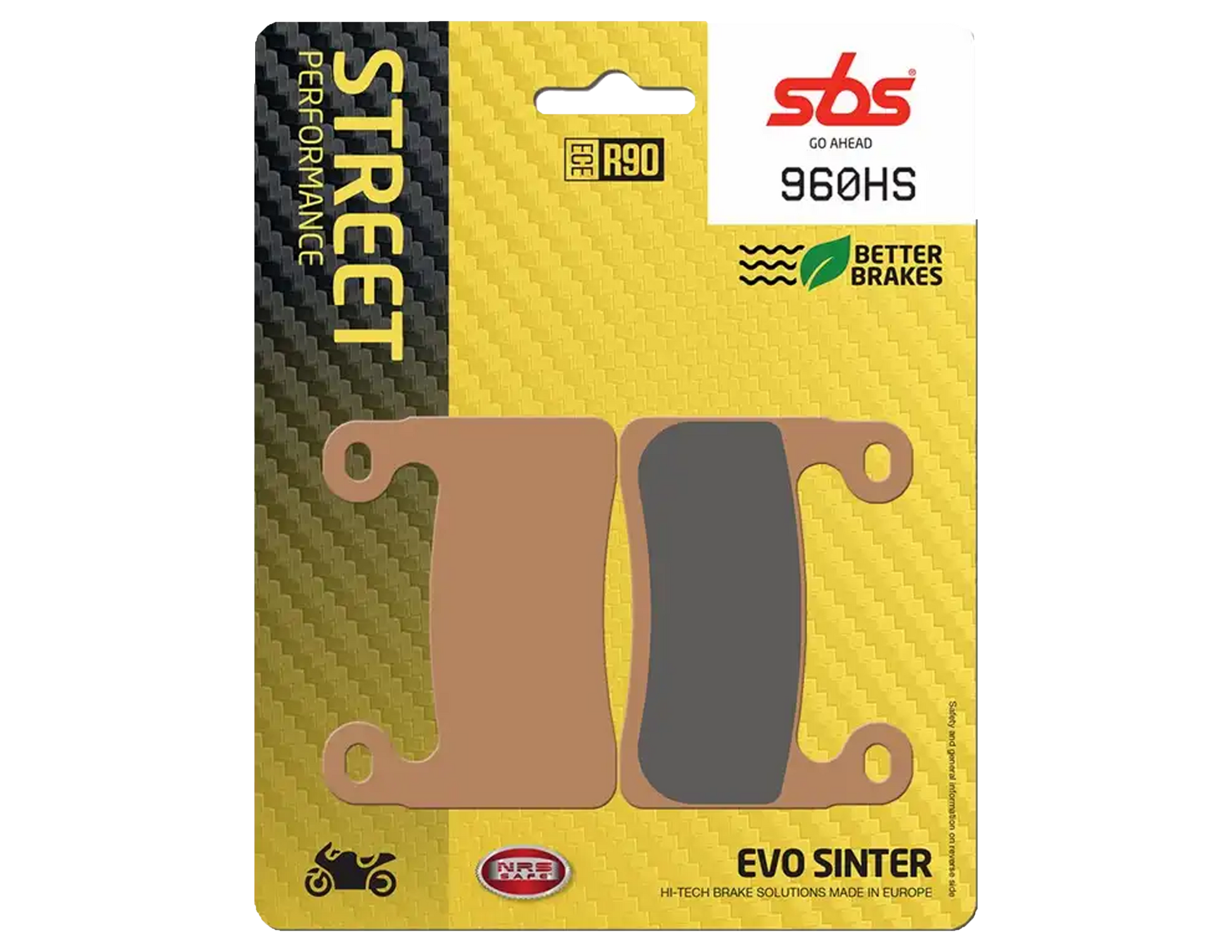 Mejora el frenado de tu moto con las pastillas SBS 960HS. Compuesto sinterizado de alto rendimiento para calle y carretera. ¡Envío a todo México! Motos compatibles: BMW R1250 GS, GS Adventure, RT, RT Sport, R1000S, S1000XR.