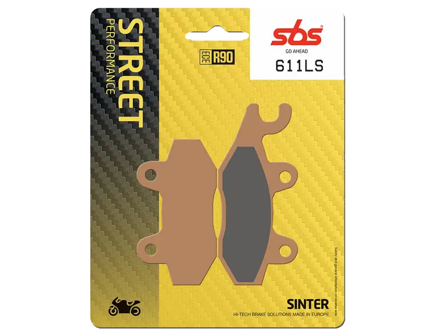 Pastillas de Freno SBS 611LS Sinter para Motos Aprilia Honda Kawasaki Suzuki Triumph Yamaha