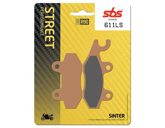 Pastillas de Freno SBS 611LS Sinter para Motos Aprilia Honda Kawasaki Suzuki Triumph Yamaha