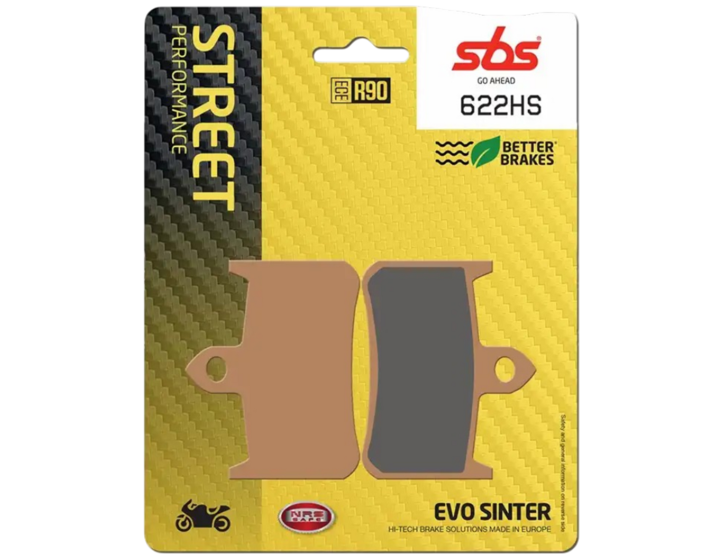 Pastillas de freno SBS 622HS Honda CB F CBR RR CB Hornet